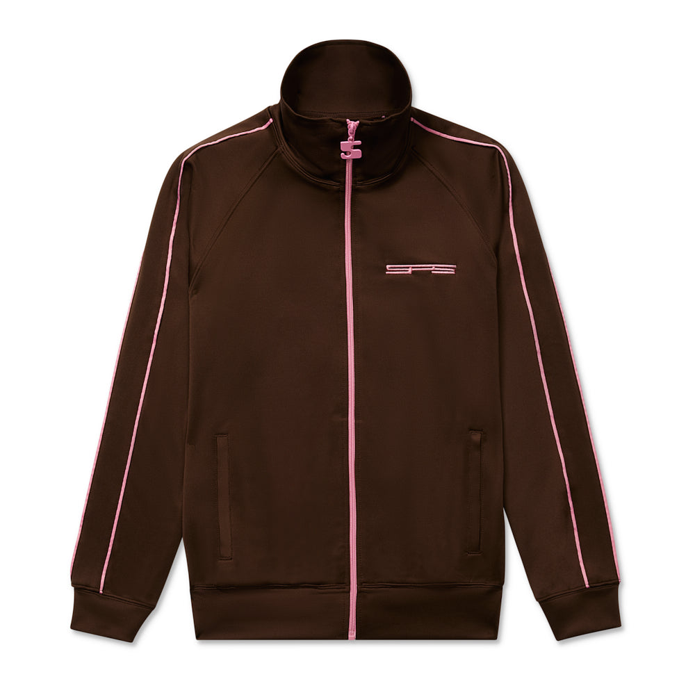 BROWN TRACK JACKET 037 B BROWN TRACK JACKET 037 B