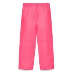 PINK LEATHER PANTS FRONT