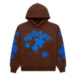 Sp5der Test Flats Brown Hoodie 01 scaled