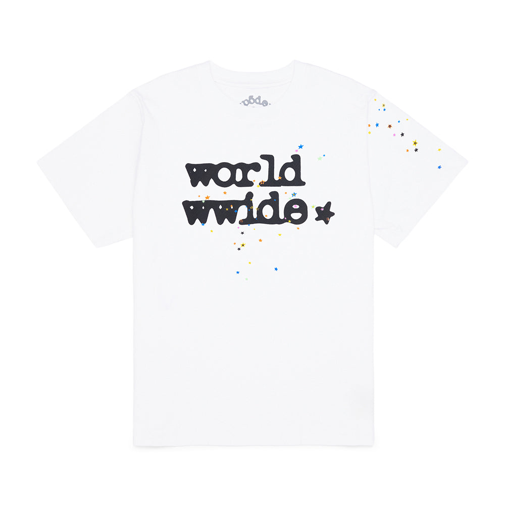 WHITE TEE WORLD WIDE FRONT WHITE TEE WORLD WIDE FRONT